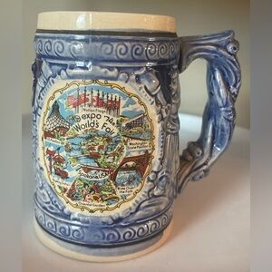 Vintage Souvenir Mug 1974 World's Fair Expo '74 Spokane Washington Ceramic